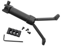 Cybergun Grip Bipod Black + RIS