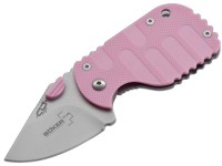 Boker Plus Subcom 42 Pink Pocket Knife