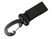 70mm Black Molle Carabiner