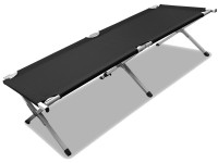 Postelja Terenska US Alu Črna