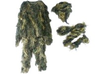 Ghillie Antifire Set Woodland M/L