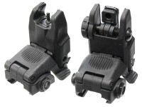 Plastic Folding Sight Set Black