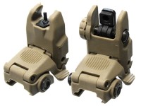 Plastic Folding Sight Set Tan
