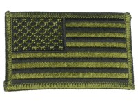 Patch US flag OD Lefttside