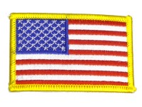 Patch US flag Rightside