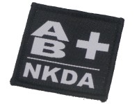 AB+ NKDA Patch w/Velcro