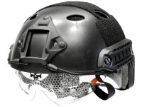 Kaciga Fast Carbon ECO s Vizirom Crna