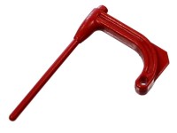 Security Flag for Weapon Riffle Red