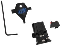 LPA Glock Adjustable Optic Fiber Sight Set