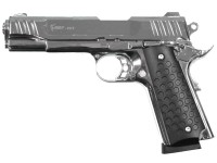 Kuzey 1911 T Shiny Chrome 9mm P.A.K. Pistol Blank