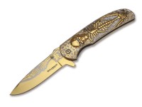 Boker Magnum Golden Dia De Los Muertos Knife
