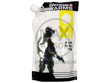 Kuglice Swiss Arms White 0,20g 5000kom