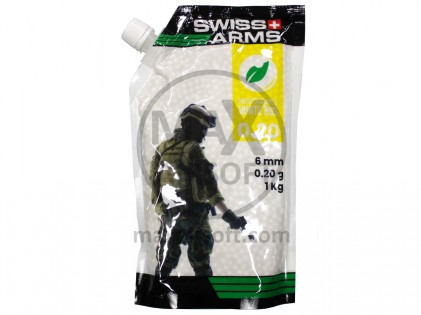 Swiss Arms BIO White BBs 0,20g 5000 St&uuml;ck