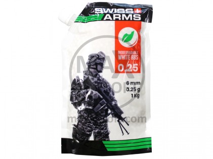 Swiss Arms BIO White BBs 0,25g 4000pcs