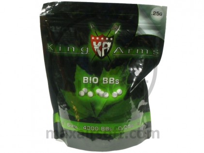 King Arms Bio BBs 0,25g 4000 St&uuml;ck