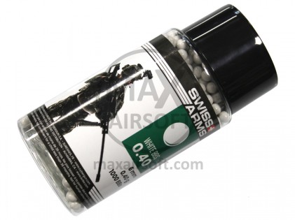 Swiss Arms White BBs 0,40g Container 1000pcs