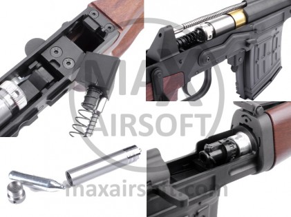 SVD Scharfsch&uuml;tzengewehr Kalaschnikow CO2 Scharfsch&uuml;tzengewehr King Arms