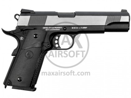 Cybergun Colt 1911 Combat GBB Pistol Dual Tone