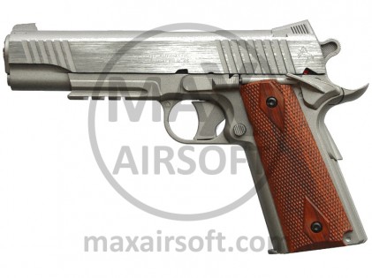 KWC/Cyb Colt 1911 Rail Gun CO2 Pistol Silver