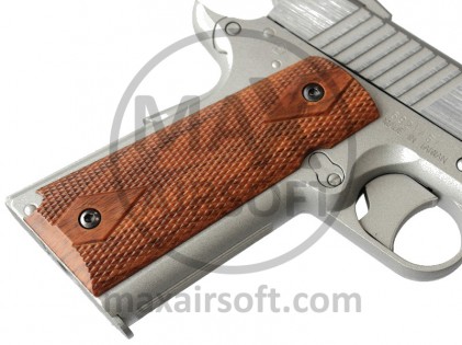 KWC/Cyb Colt 1911 Rail Gun CO2 Pistol Silver