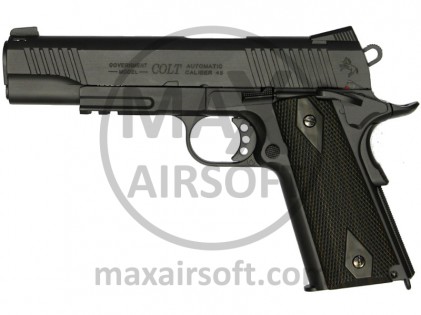 Colt 1911 Rail Gun Black Matt CO2 GBB Pistol KWC/Cyb