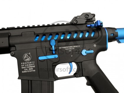 Colt M4 Blast Blue Fox Mosfet QSC AEG Pu&scaron;ka