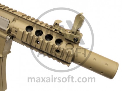 Pu&scaron;ka AEG Colt M4A1 Special Forces Mini TAN QSC Cyb