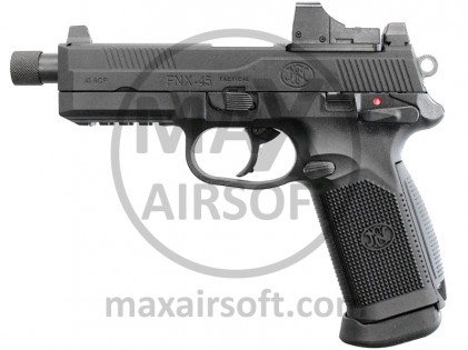 VFC/Cyb FN FNX .45 Tactical GBB Pistol + Red Dot