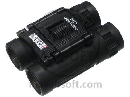 Binoculars 8x21 Rubber Coated Swiss Arms