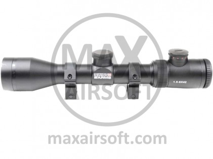 1.5-6X42 Engraved Scope Swiss Arms