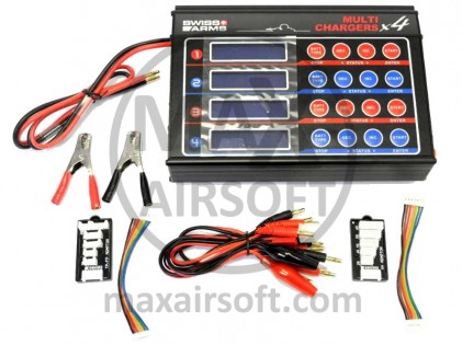 Battery Charger Multi Pro 4x Swiss Arms