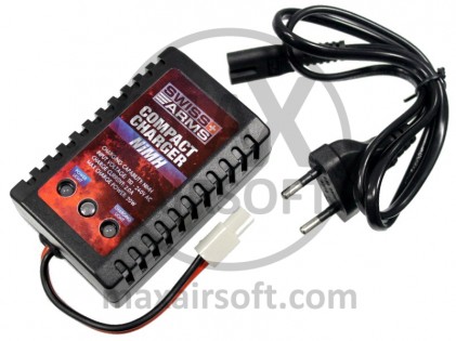 Swiss Arms Battery Charger Compact NiMH 8,4V/9,6V