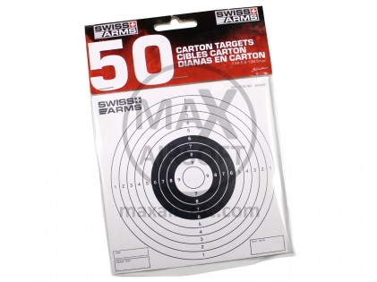Swiss Arms Cardboard Target Air Gun 14x14 50pcs