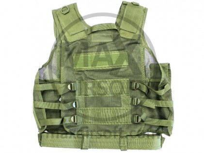 Tactical Vest w/ Belt and Hoster Swiss Arms OD