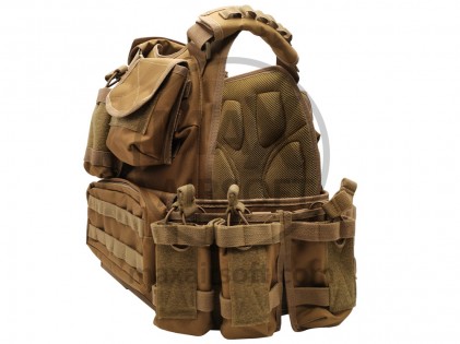 Swiss Arms Molle Heavy Plate Carrier Tan