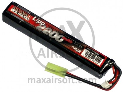 Swiss Arms LiPo Battery 7,4V 25C 2200mAh