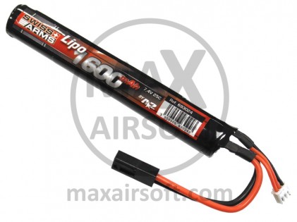 LiPo 7,4V 25C 1600mAh Battery Swiss Arms
