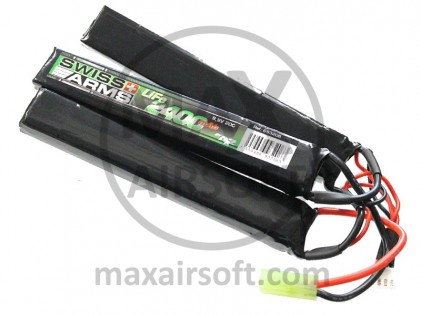 LiFe 9,9V 20C 2400mAh SD-3 Swiss Arms Battery