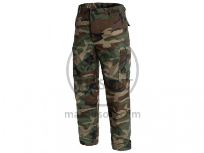 Hlače BDU Woodland Mil-Tec XL