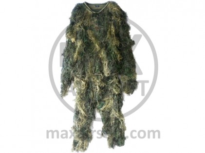 Ghillie Antifire Set Woodland XL/XXL