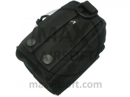 Molle-Kommunikationstasche, schwarz, Mil-Tec