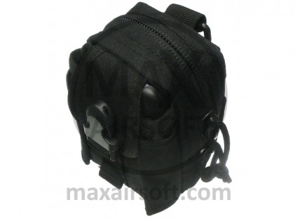Molle-Kommunikationstasche, schwarz, Mil-Tec