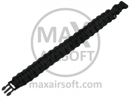 Narukvica Paracord Bracelet 15mm Crna M