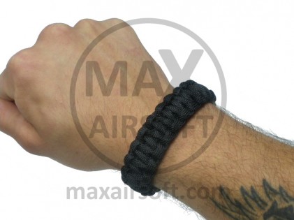 Narukvica Paracord Bracelet 15mm Crna M