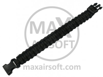 Narukvica Paracord Bracelet 22mm Crna L