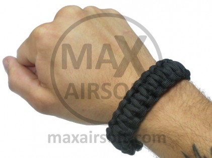 Narukvica Paracord Bracelet 22mm Crna L