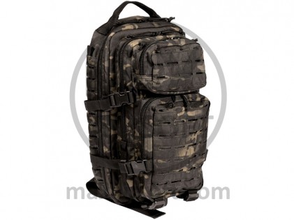 Backpack US Assault Laser Cut Small Multicam Black