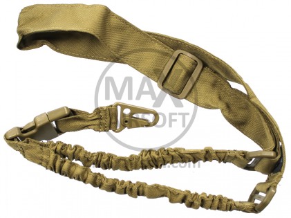 Mil-Tec Bungee Einpunkt Gewehrriemen CB