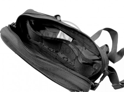 Mil-Tec Laser Cut Fanny Pack Black