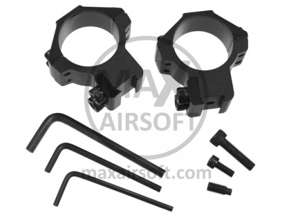 UTG 30mm Mid 11mm Typ Montageringe f&uuml;r Zielfernrohre, 2 St&uuml;ck